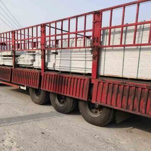 南京 白麻荔枝面外墙干挂，工厂装车日常