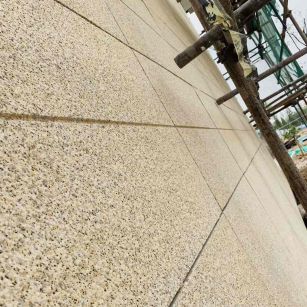 南京 黄金麻花岗岩荔枝面外墙干挂石材效果示例