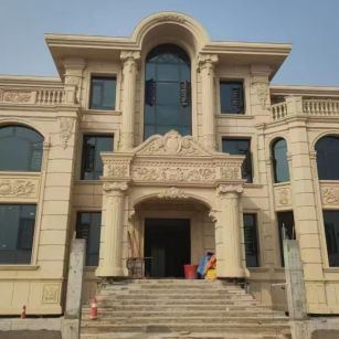 南京 黄金麻花岗岩别墅外墙干挂