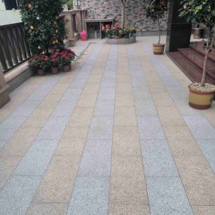 南京 黄金麻白麻荔枝面庭院铺装展示