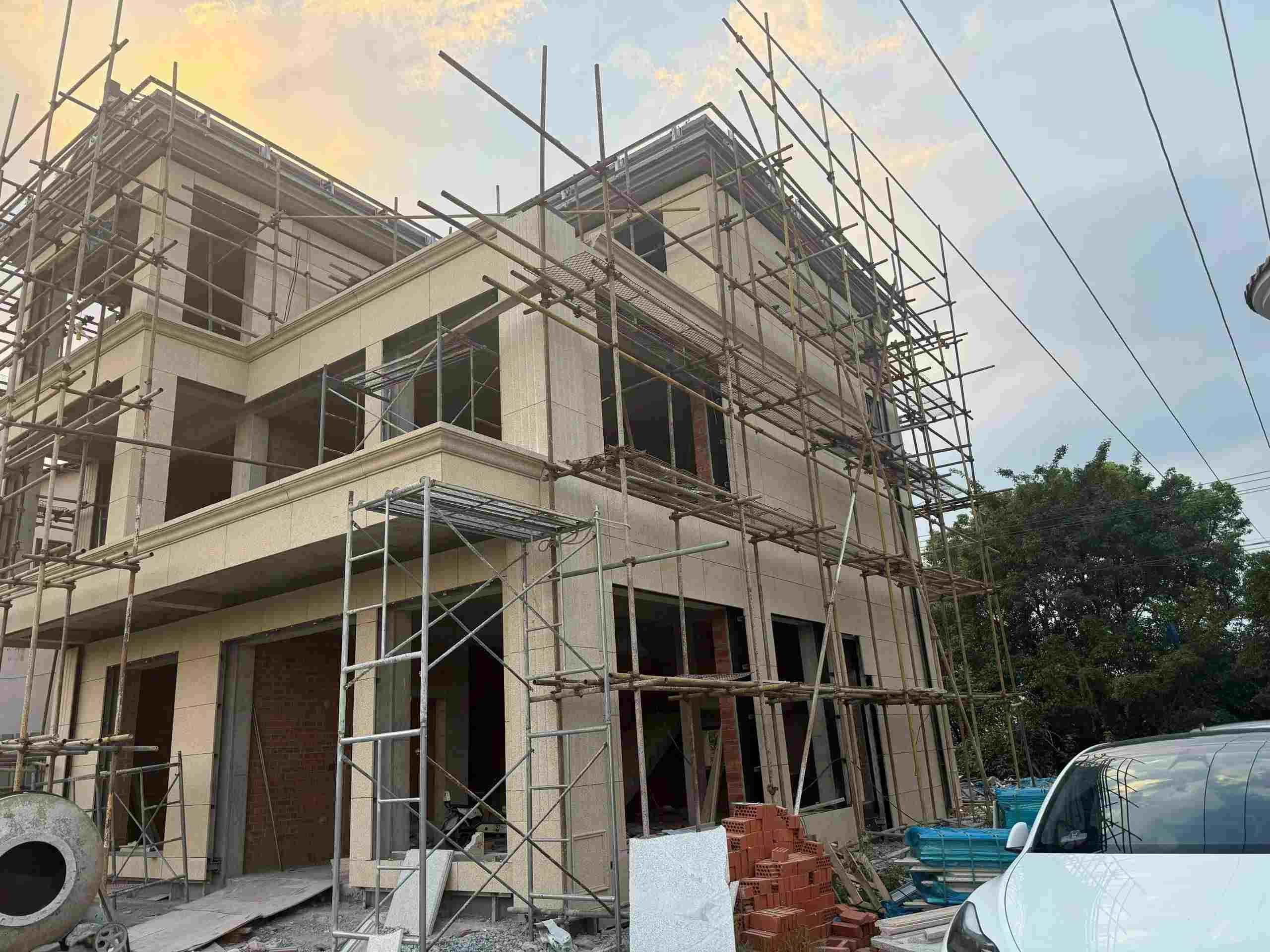 南京 黄金麻荔枝面花岗岩外墙干挂