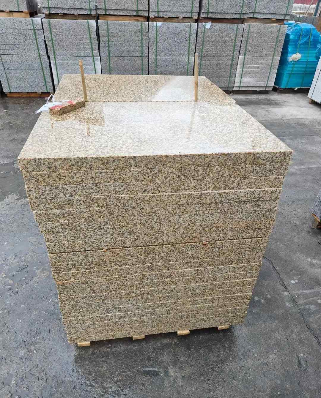 南京 湖北黄金麻花岗岩石材荔枝面外墙石材