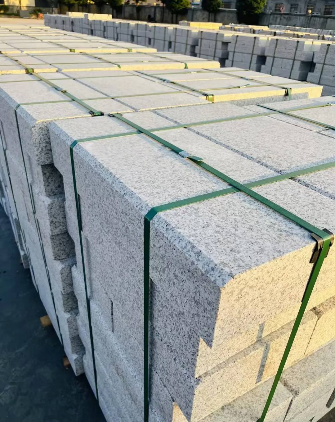 南京 白麻花岗岩路沿石，马路牙子，路缘石，平石，立缘石等