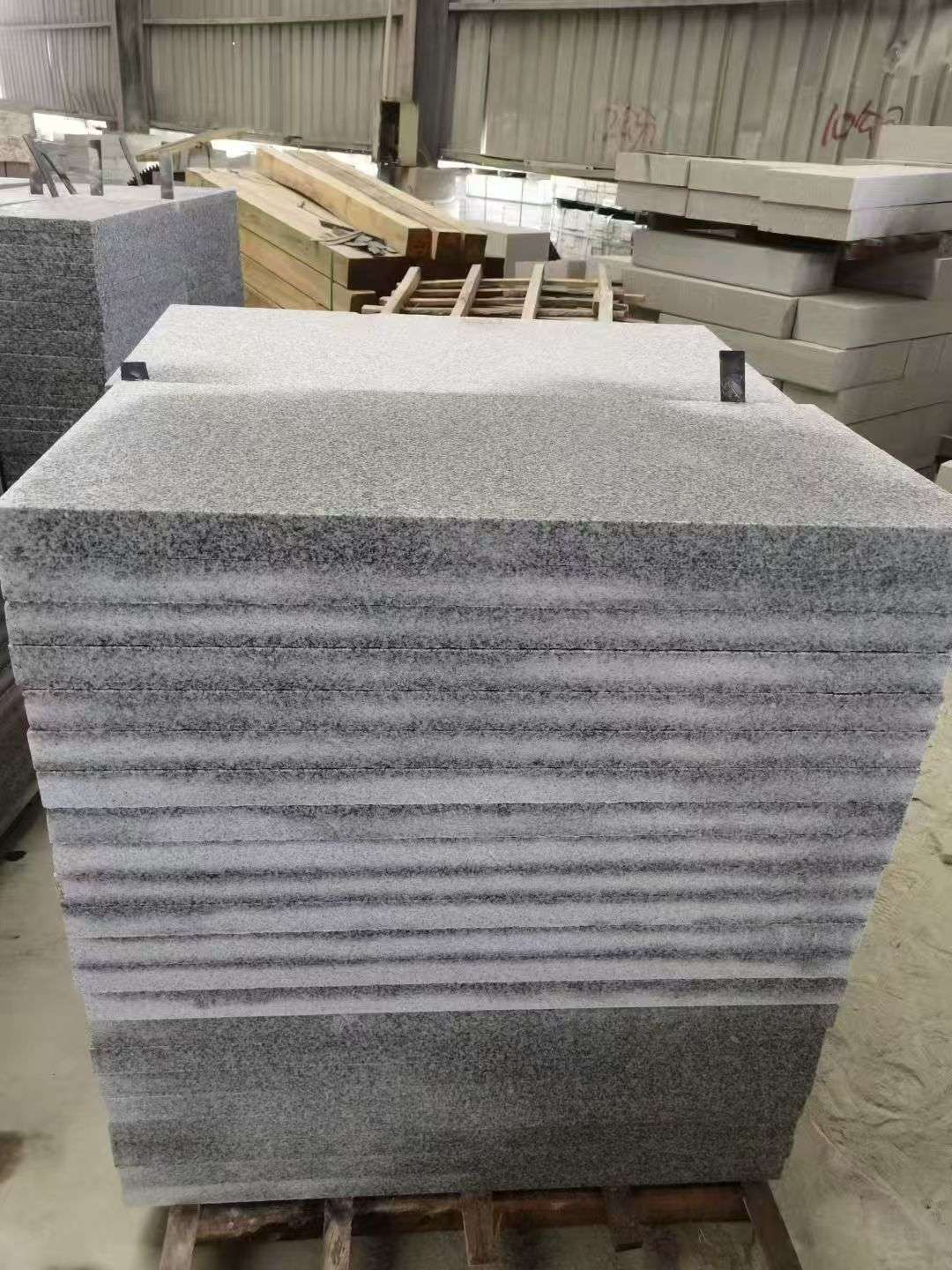 南京 芝麻白5公分火烧地铺成品，900*400，规格可定制