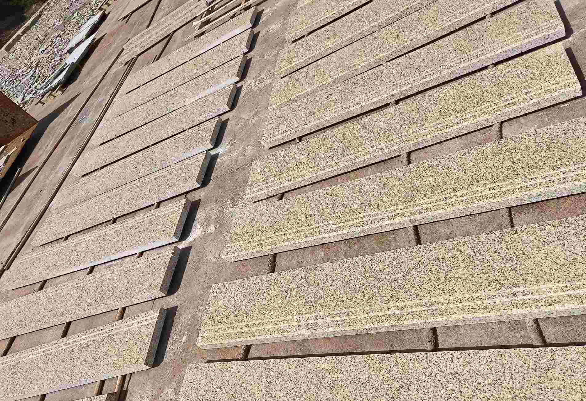 南京 黄金麻花岗岩光面楼梯踏步